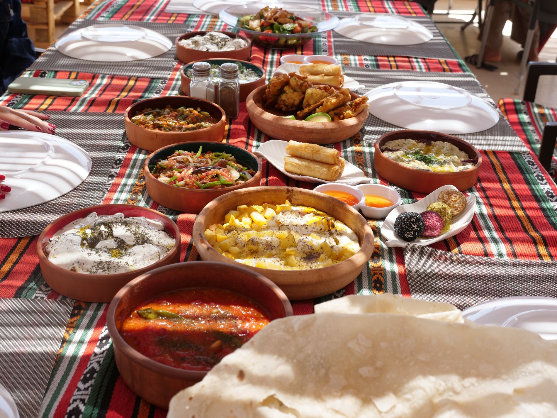 Women at Beit Sweimeh actively participate in crafting activities, promoting sustainable tourism and empowering the local community